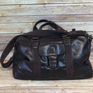 Wilson Leather Dakota Zip Closure Leather Duffel
